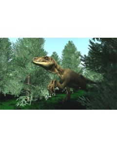 Leowefowa 5X3FT Jurassic Period Dinosaur Backdrop Park Attack Theme Backdrops for Photography Forest Trees Cartoon Boys Kids Birthday Vinyl Photo Background Boy Room Wallpaper Studio Props